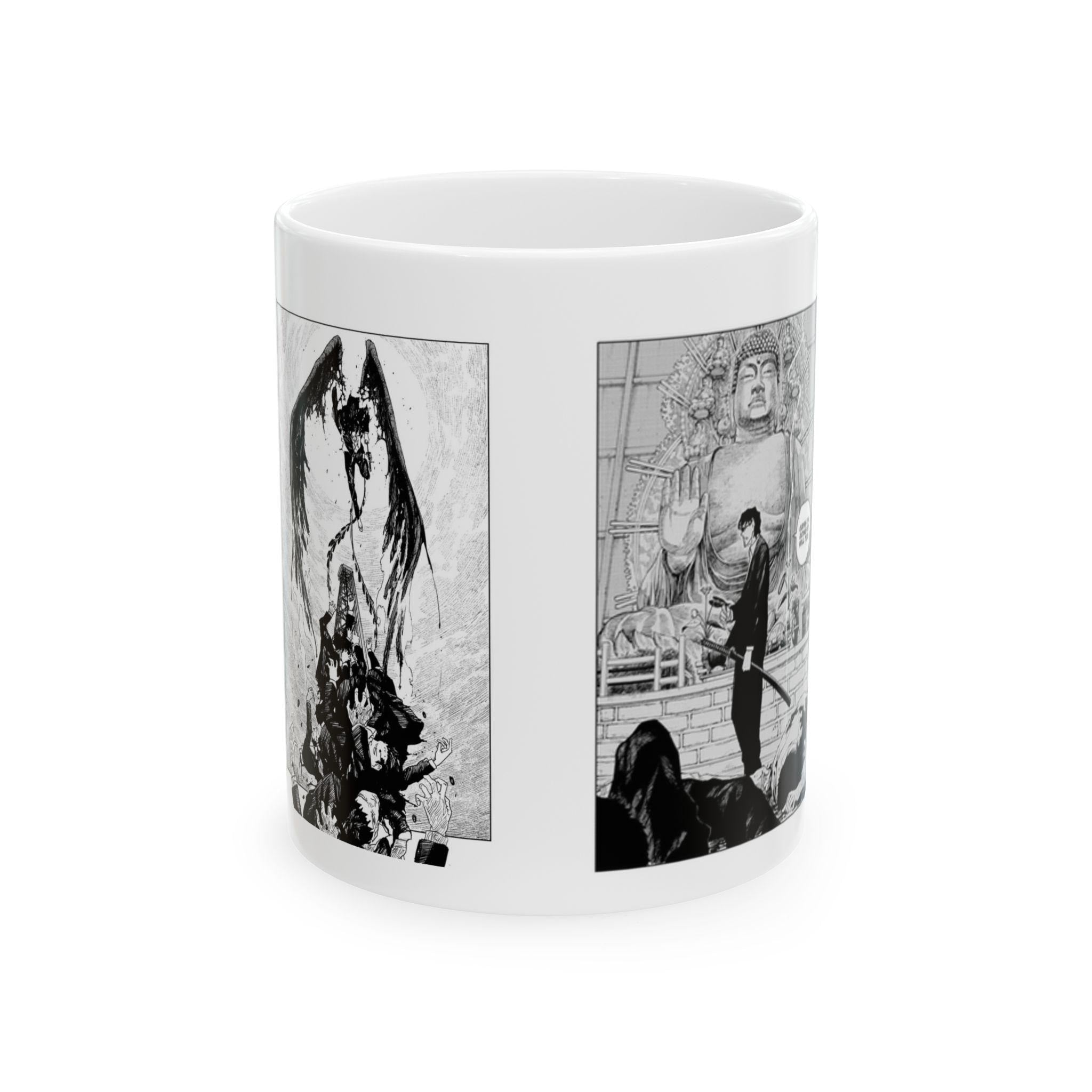 Saruma Kagurbachi Manga Panels Mug | Ceramic Coffee Cup