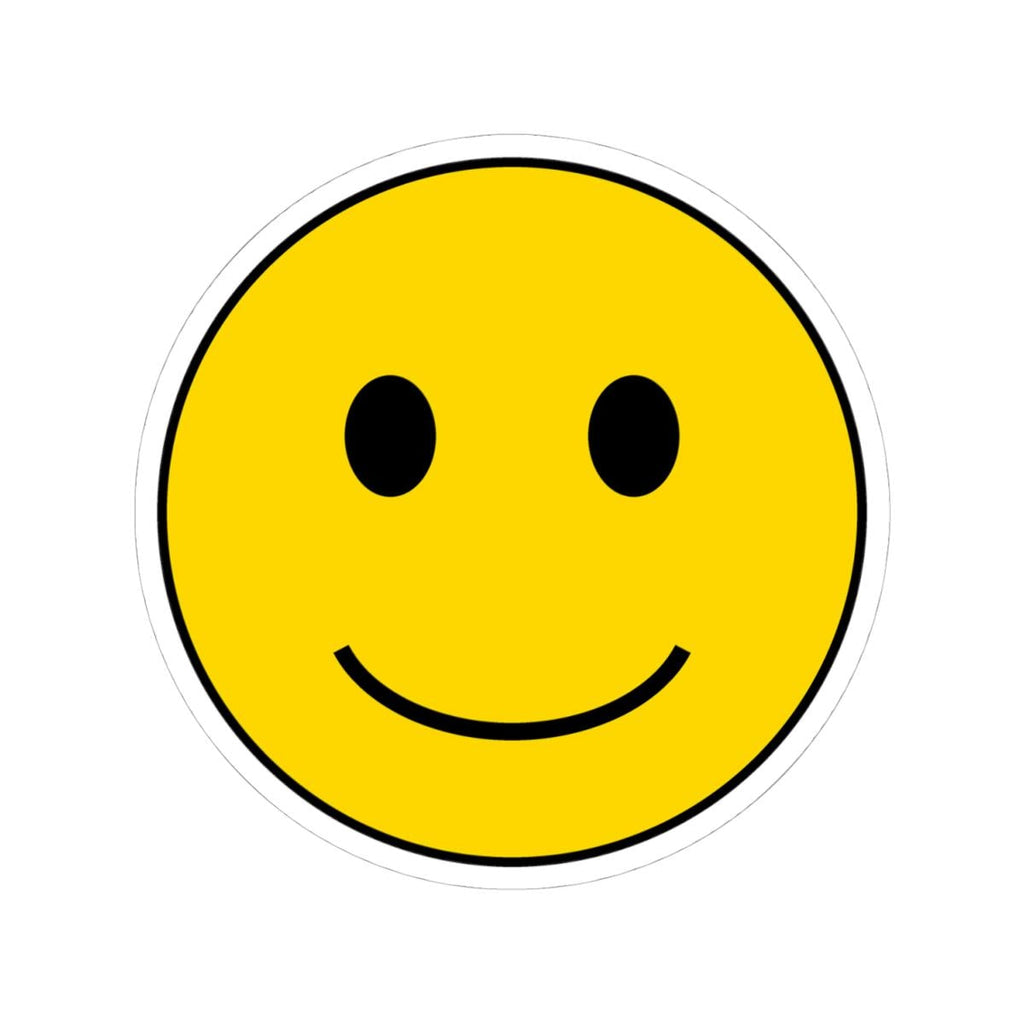 Smiley Face Kiss-Cut Stickers | Yellow Happy Emoji Sticker