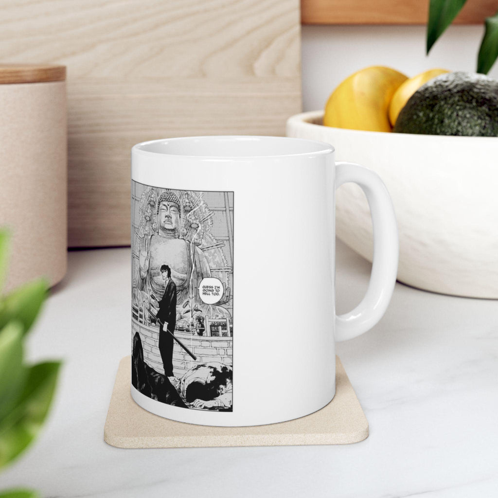 Saruma Kagurbachi Manga Panels Mug | Ceramic Coffee Cup