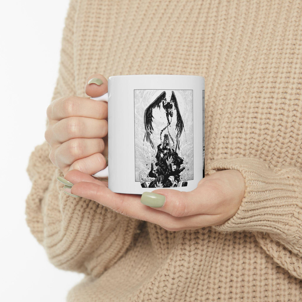 Saruma Kagurbachi Manga Panels Mug | Ceramic Coffee Cup