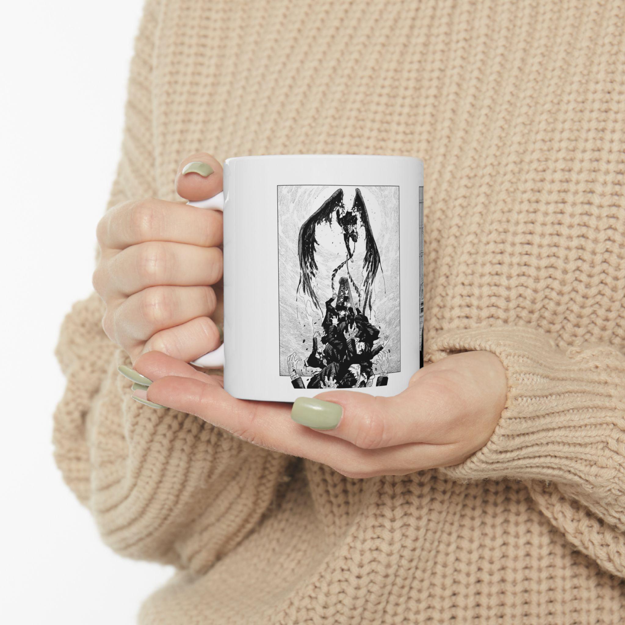 Saruma Kagurbachi Manga Panels Mug | Ceramic Coffee Cup