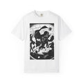CHIHIRO Black and White t Illustration T-Shirt |