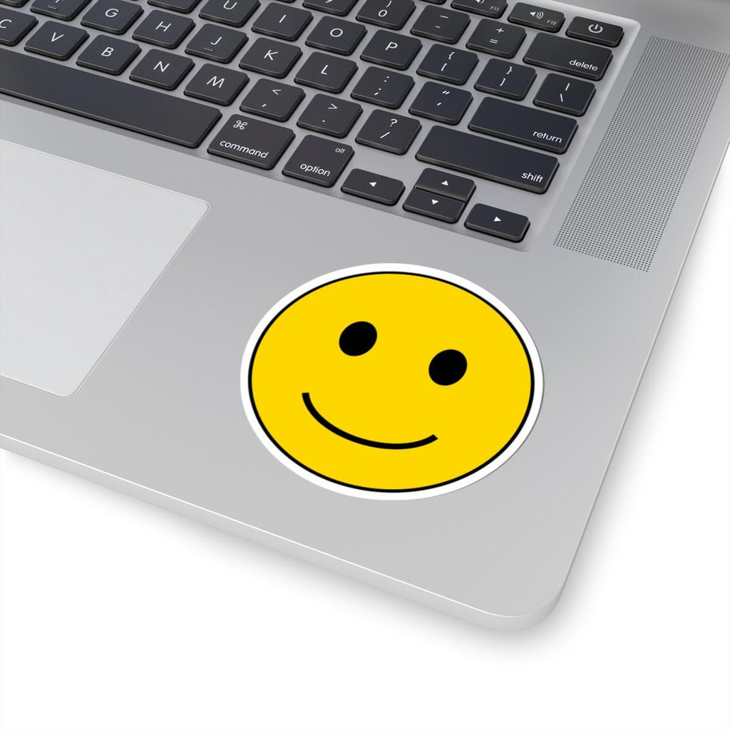 Smiley Face Kiss-Cut Stickers | Yellow Happy Emoji Sticker