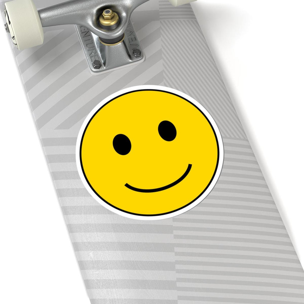 Smiley Face Kiss-Cut Stickers | Yellow Happy Emoji Sticker