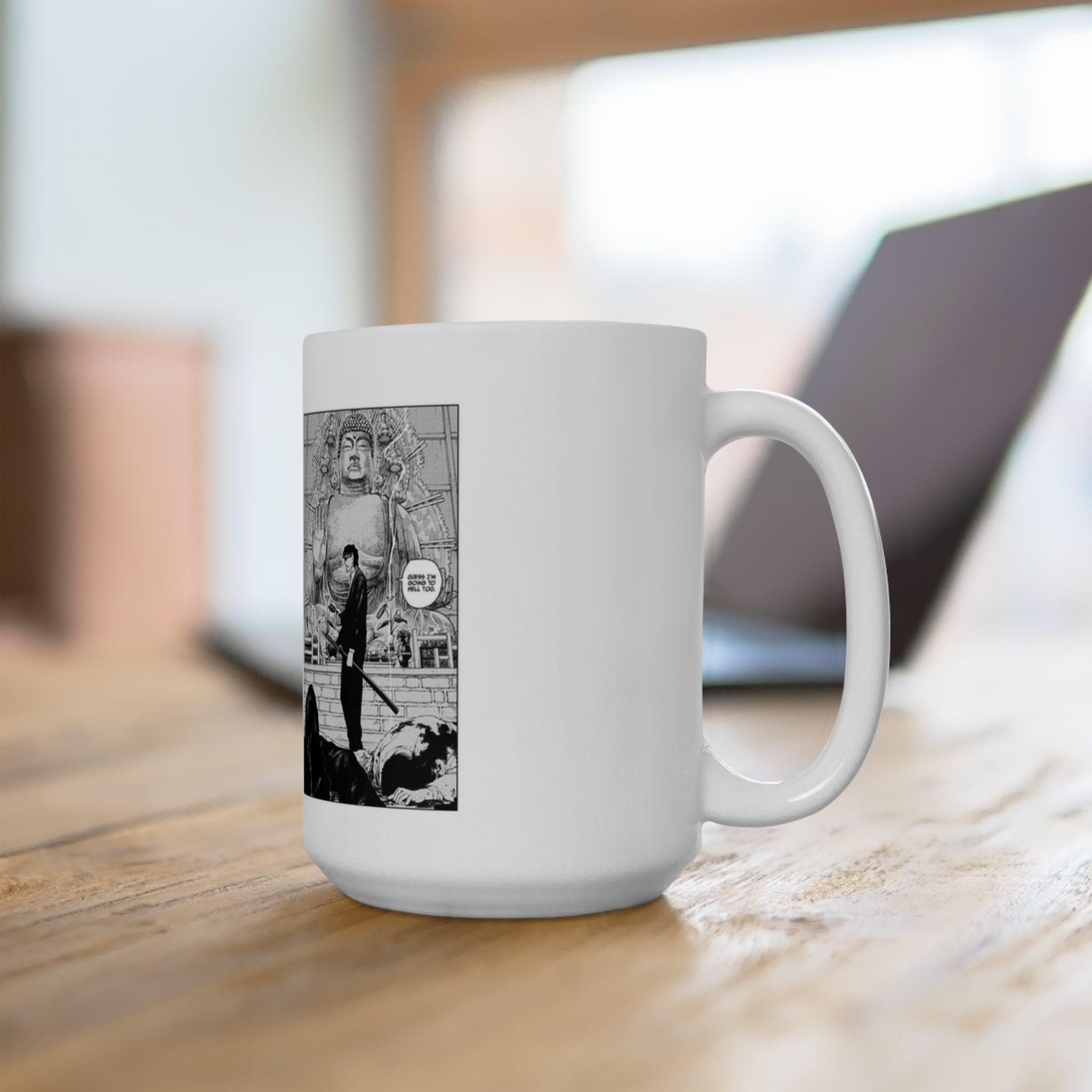 Saruma Kagurbachi Manga Panels Mug | Ceramic Coffee Cup